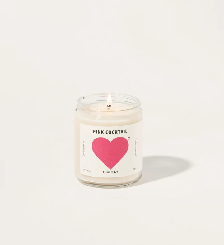 Pink Mint Handmade Soy Candles - BLOOMHAUS MELBOURNE